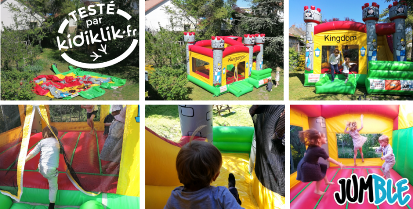 ☄ REPORTAGE | On a testé: louer un château gonflable JUMBLE dans le jardin!!! | Dijon en Côte-d'Or - 21