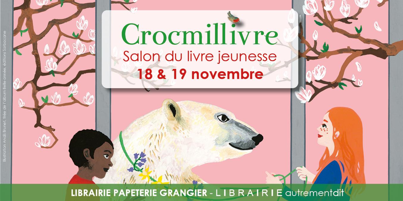Salon du livre jeunesse CROCMILLIVRE à Dijon - 15ème édition