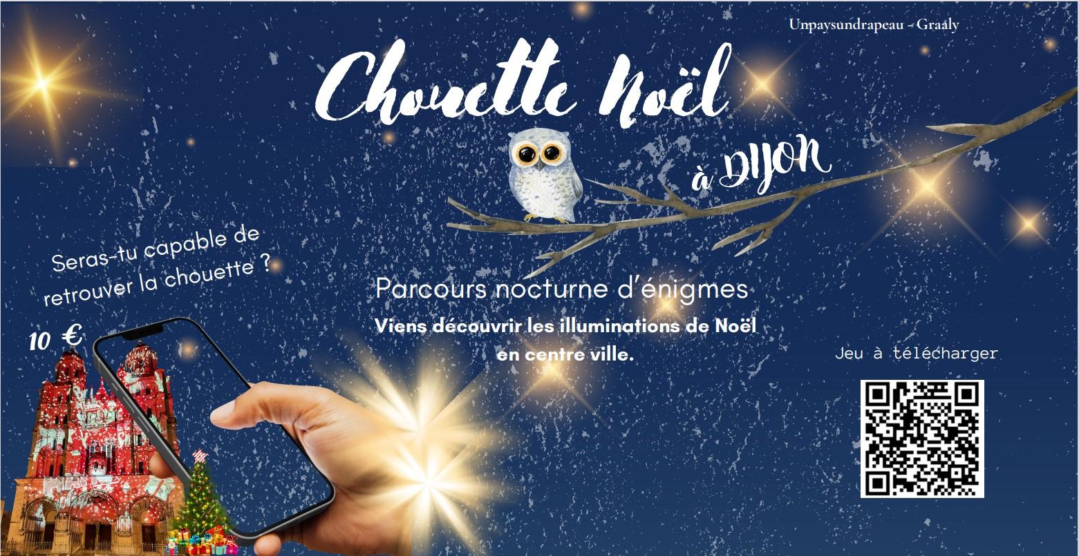 Chouette Noël à Dijon - jeu de piste numérique en famille dans la ville