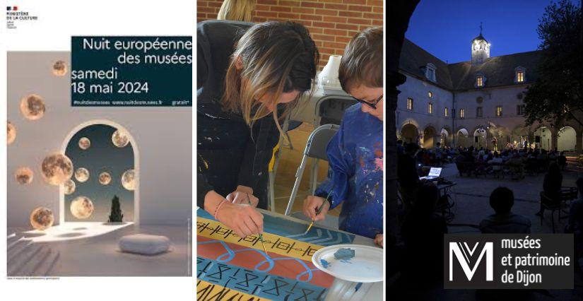 La Nuit européenne des musées 2024 dans les musées dijonnais - programme famille